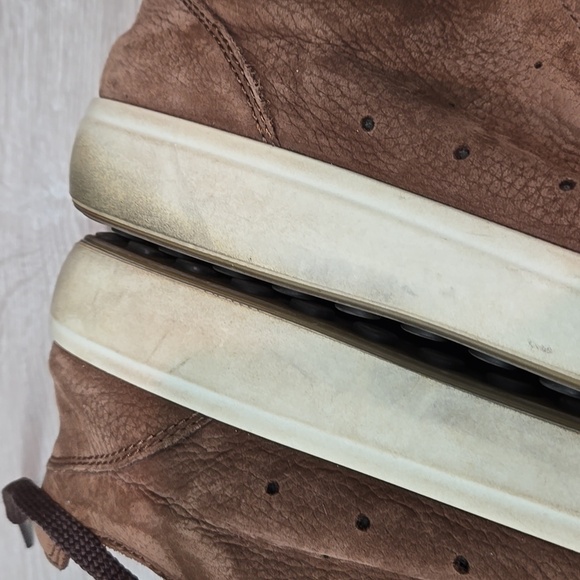 Ecco Mens Leathe Sneakers Shoes Sz 45/11-11.5 - Picture 9 of 11